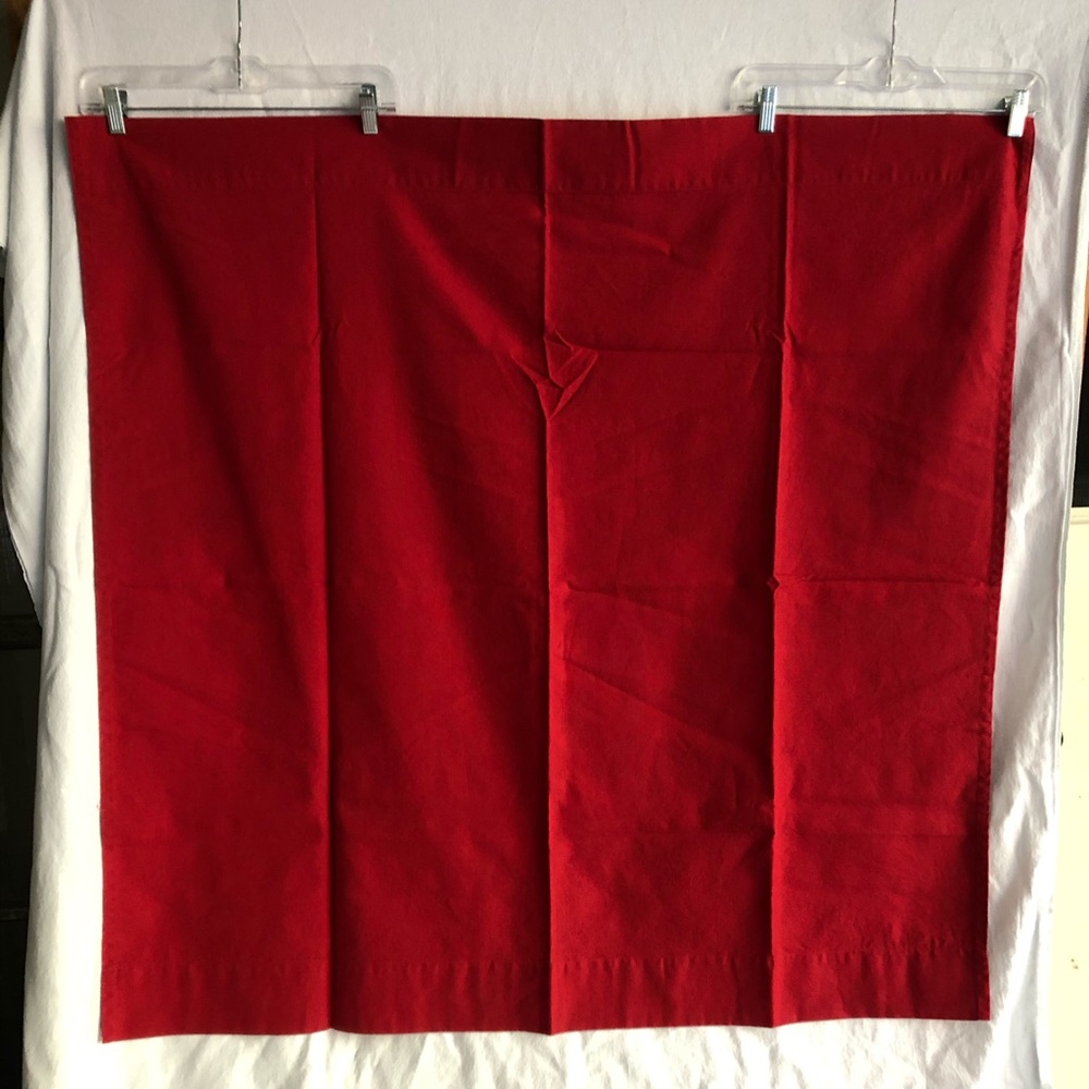 Pottery Barn Kids Red  4 panels curtains 44” x 44”